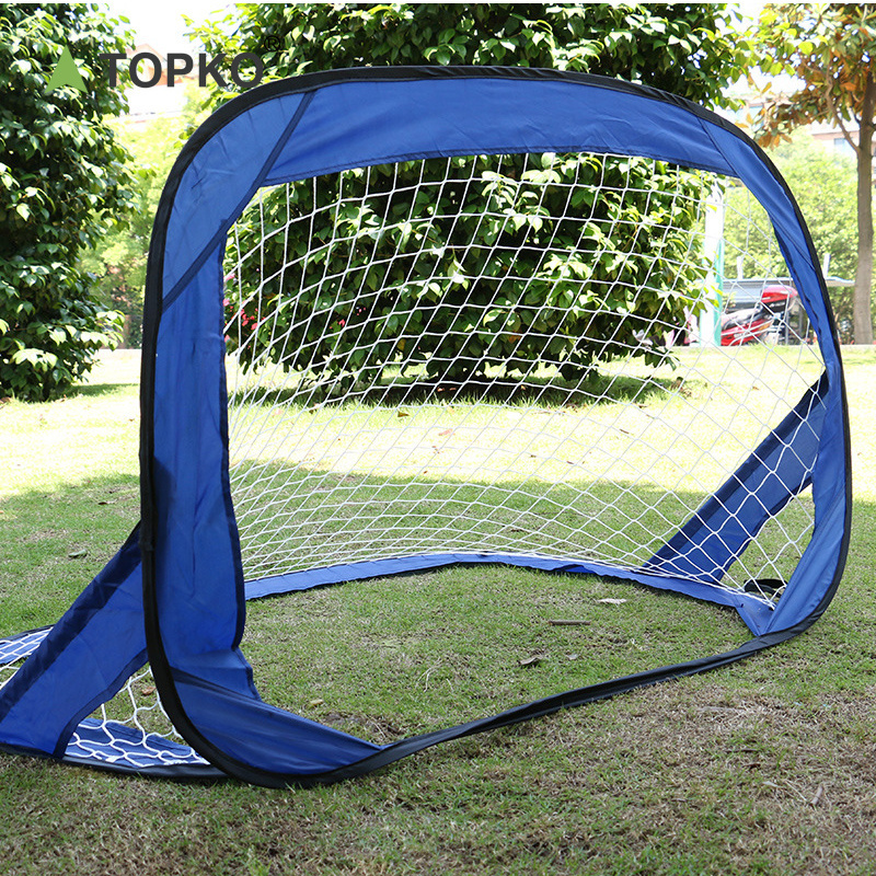 TOPKO Portable Foldable Football Soccer Ball Nets Training Equipment Pop Up Soccer Goal Outdoor Play Football Foldable Gate