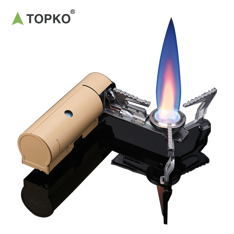 Topko outdoor mini  camping butane portable gas stove