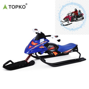 TOPKO Snow Scooter Children's Skis Winter Sports Snowmobiles for Kids Children Unpowered Skis Children's Snowmobile