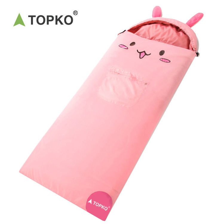 TOPKO Baby Boys Girls Plush Doll Pillow Warm Soft Sleep Sack Cartoon Animal Children Kids Plush Sleeping Bag With Pillow