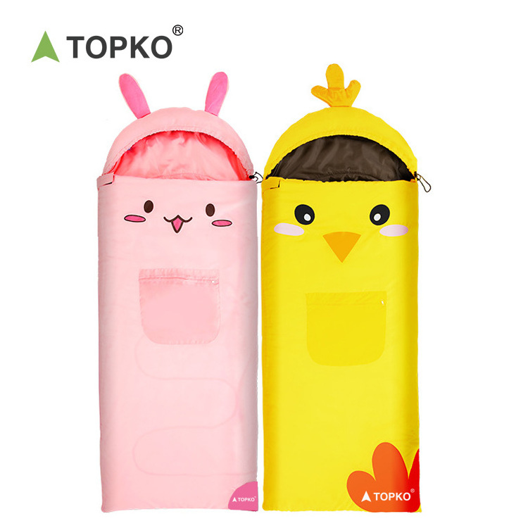 TOPKO Baby Boys Girls Plush Doll Pillow Warm Soft Sleep Sack Cartoon Animal Children Kids Plush Sleeping Bag With Pillow