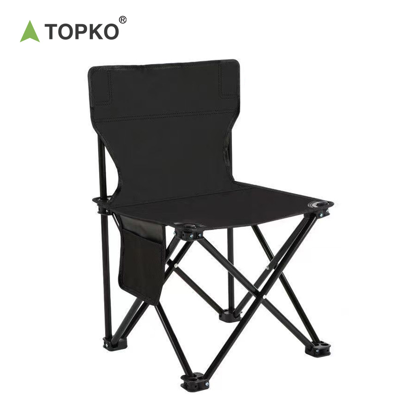 TOPKO Hot Selling Outdoor Foldable Tailgate chair Folding Camping chair beach chai Fishing Chair