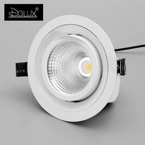 Factory Wholesale Adjustable Round Led Downlight 230v Down Lamp For Hotel Retail Showroom