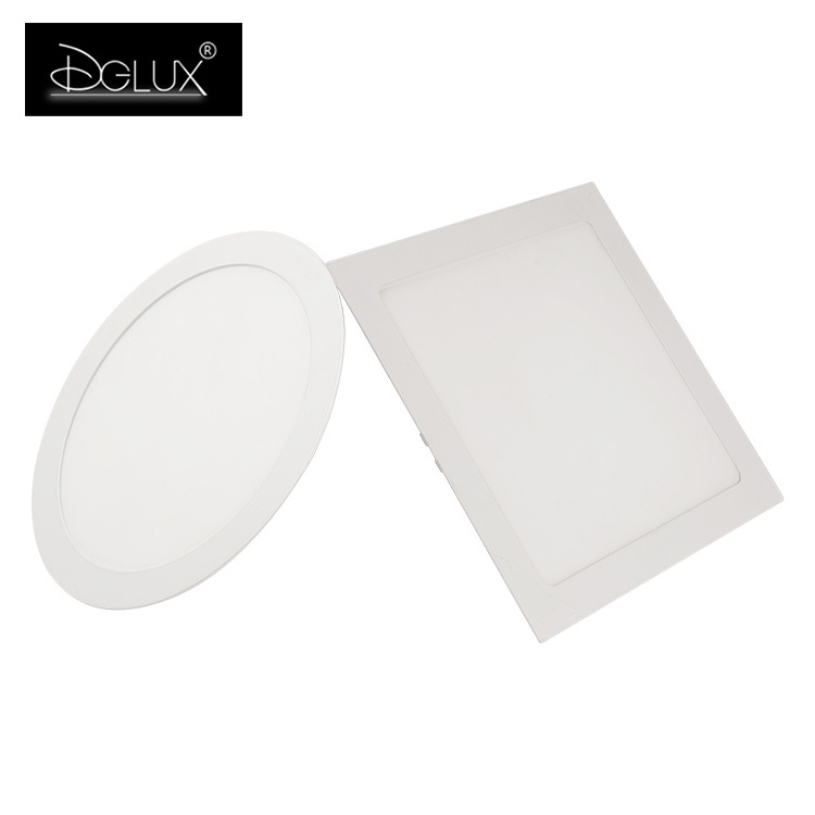 2022 New Square / Circular Ceiling Lamp Super Bright Led Lamp 6w 12w 18w 24w Surface Mounted Led Panel Light