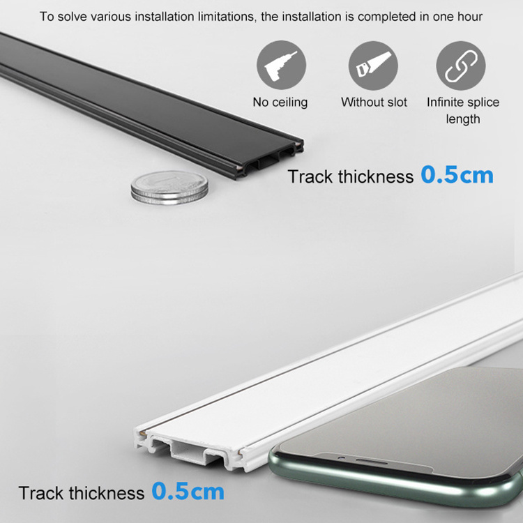 DGLUX Hot Selling Surface Mounted Linear Track Light 48v Ultra-thin Led Magnetic Track Light