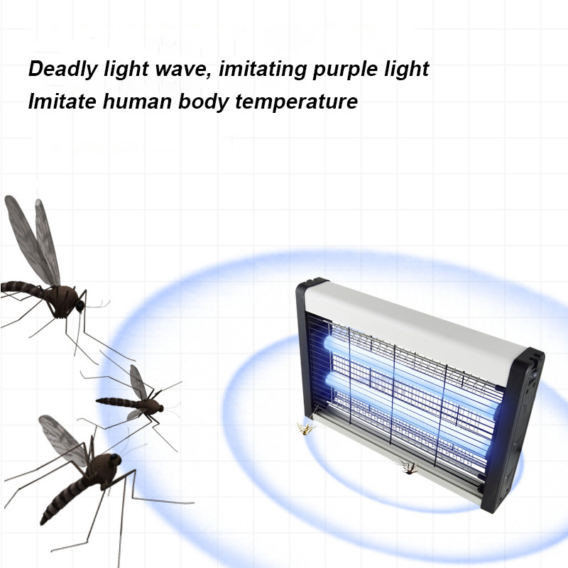 Factory Price Commercial Indoor 4w 6w 8w 10w 15w 20w 30w 40w Fly Trap Pest Control Electric Bug Zapper Led Mosquito Killer Lamp