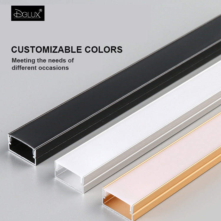 DGLUX High Quality Factory Price Aluminum Profile Drywall Led Profile Channel Ceiling Plaster For Strip Light