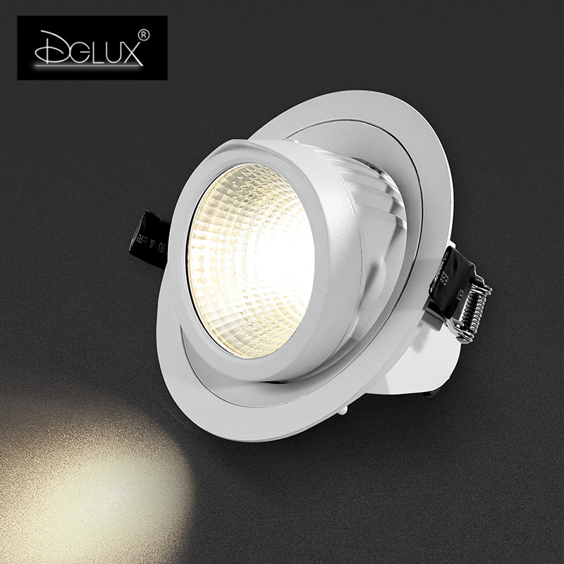 Factory Wholesale Adjustable Round Led Downlight 230v Down Lamp For Hotel Retail Showroom