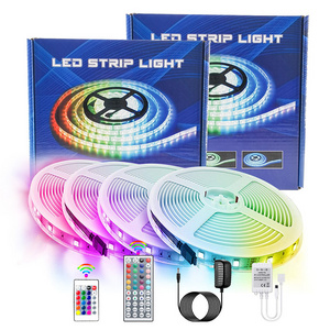 Party  Bedroom 5m Decoration Color Changing 16.4ft 5050 RGB LED Remote Control RGB LED Strip Lights