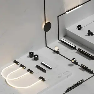 DGLUX New fashion Ultra Thin Rail Smart Tracklights Lamp Spotlights System Zigbee Magnetic Magnet Led Track Lights