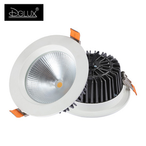 DGLUX Energy Saving Dimmable LED Downlight Recessed Lighting Fixture 10 15 20 30 40 W LED Ceiling Lamp