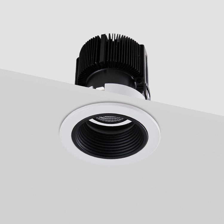 DGLUX 2023 Black Mini Cob Anti-glare Round Recessed Indoor Focus 20W 25W Ceiling LED Spot Lights