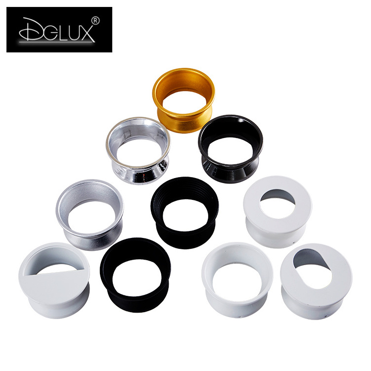 DGLUX 2023 Black Mini Cob Anti-glare Round Recessed Indoor Focus 20W 25W Ceiling LED Spot Lights