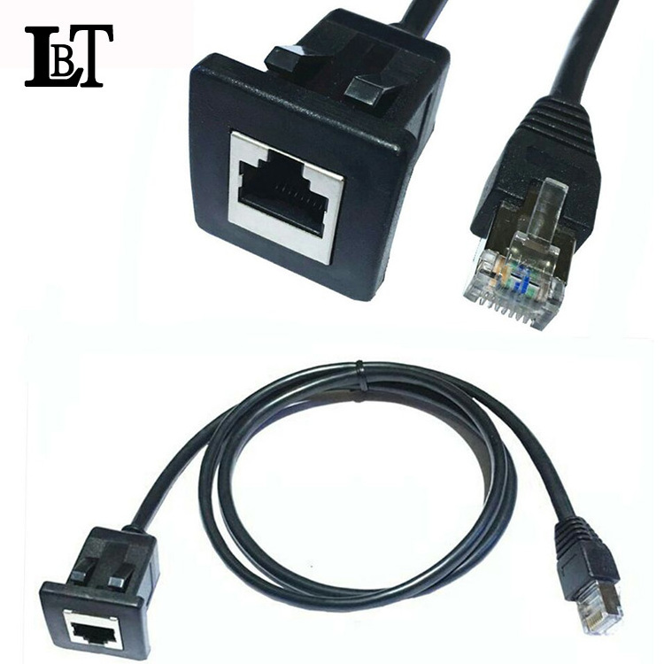 Wholesale Rj45 Male to Female Extension Cable Network Adapter Cable