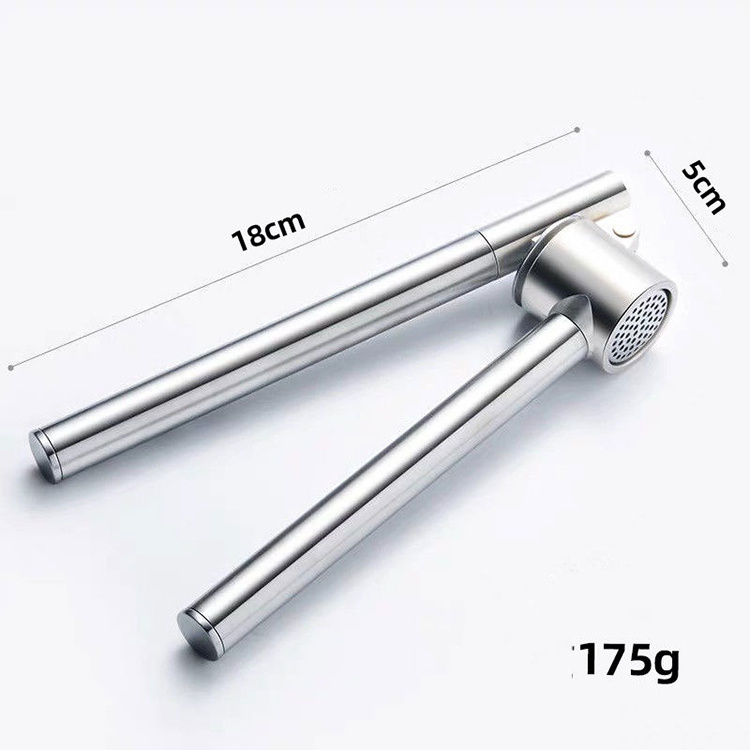 Garlic Press Mincer Ginger Crusher Peeler Squeezer Stainless Steel Garlic Presser Chopper Sets Professional Food Grade