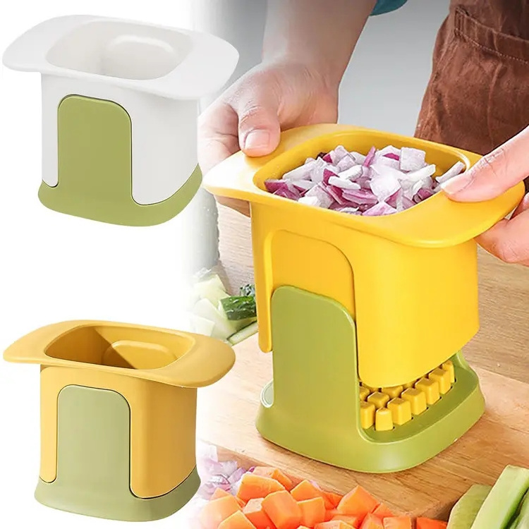 Multifunctional Kitchen Tool Hand Pressure Onion Dicer Food Slicer Potatoes Cucumber Dicer Julienne Cutter Vegetable Chopper