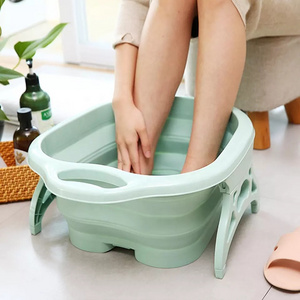 Collapsible Foot Basin - Portable Foot Bath Tubs Soaking Feet Home Pedicure Foot Spa