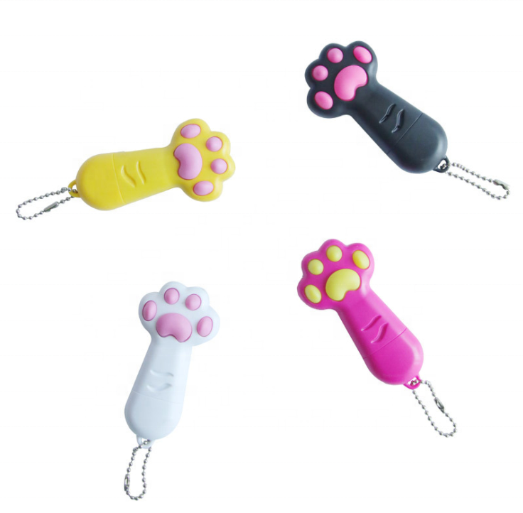 New style Funny Pet Red Laser Pointer Exercise Interactive Pet Toy USB Charge 3 in 1 Cat Laser Pointer Toy