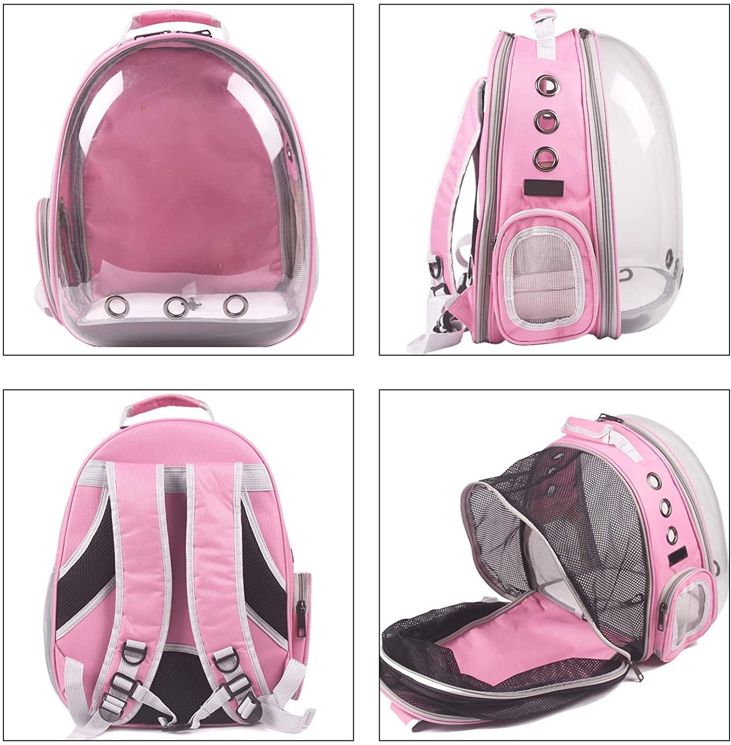 2022 Hot Selling Expandable Bubble Cat Carrier Backpack Space Capsule Pet Cat Bags Transparent Dog Cat Backpack