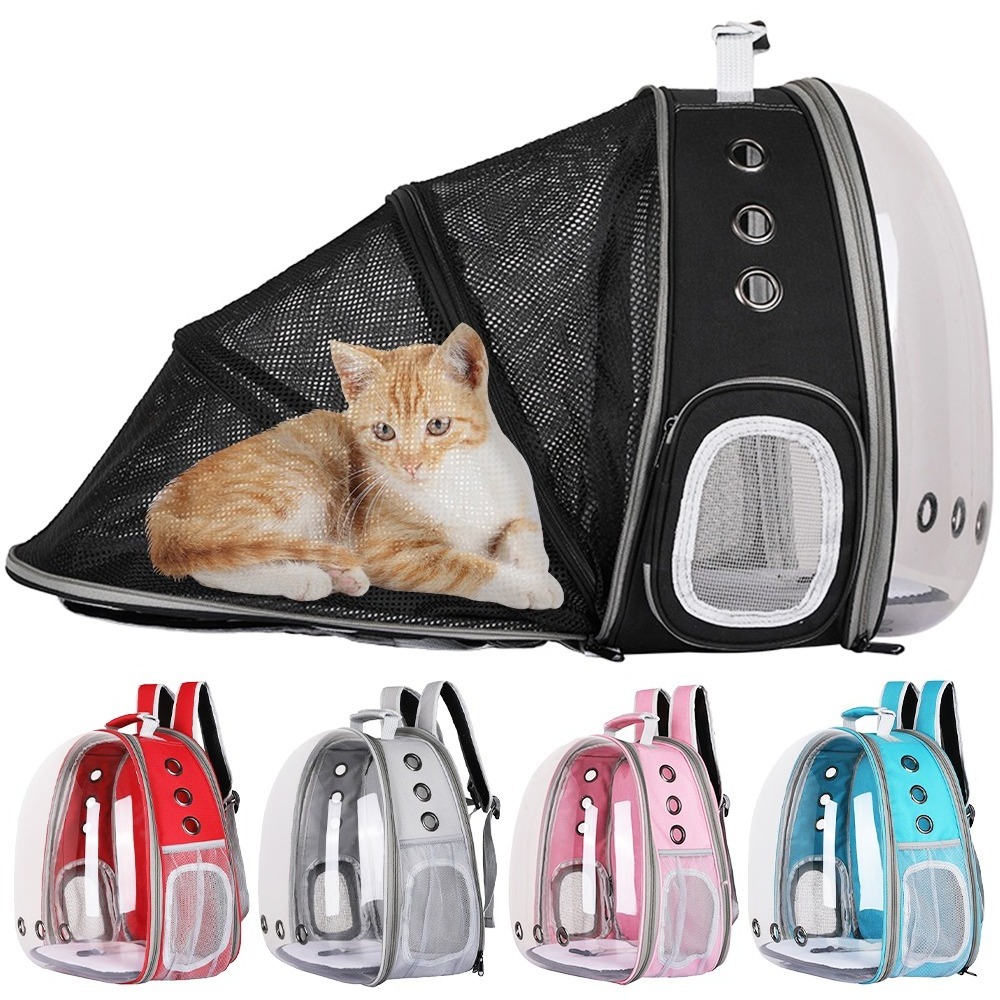 2022 Hot Selling Expandable Bubble Cat Carrier Backpack Space Capsule Pet Cat Bags Transparent Dog Cat Backpack