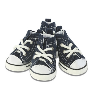 Manufacturer wholesale Fashion pet jeans shoes Anti-slip Breathable and comfortable dogs casual durable shoes