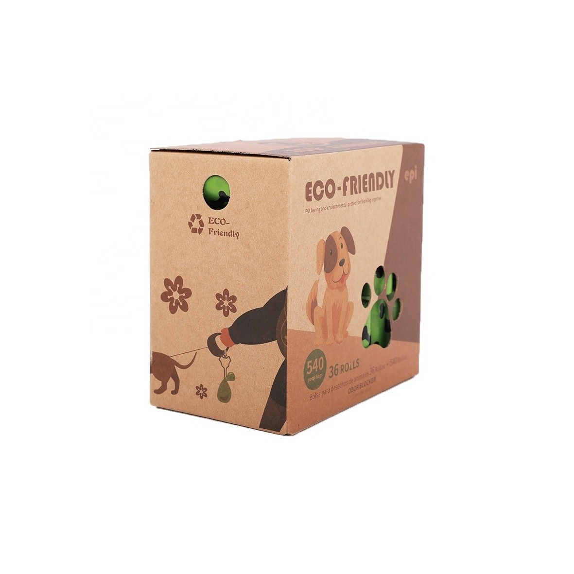 Custom Eco Friendly Biodegradable Compostable Poo Waste Bags Degradable poop bag dogs outdoor pick up Pet Dogs poop bags