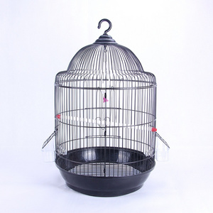 Medium Large Classical European Round 34*55Cm Lovebird Round Canary Big Parrot Bird Cage