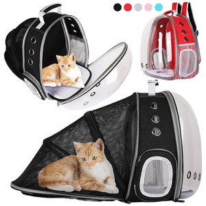 2022 Hot Selling Expandable Bubble Cat Carrier Backpack Space Capsule Pet Cat Bags Transparent Dog Cat Backpack