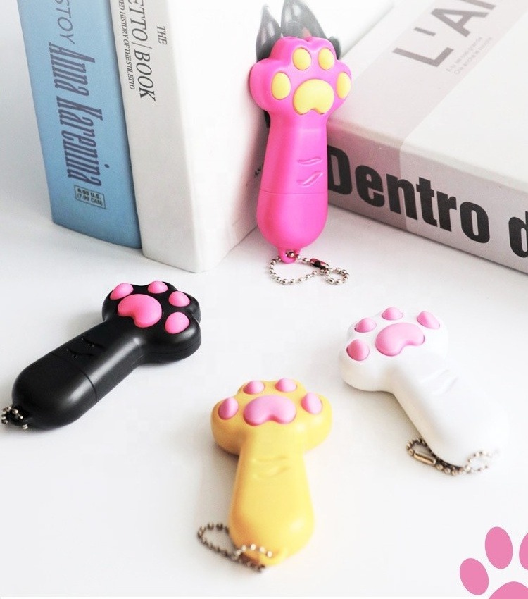 New style Funny Pet Red Laser Pointer Exercise Interactive Pet Toy USB Charge 3 in 1 Cat Laser Pointer Toy