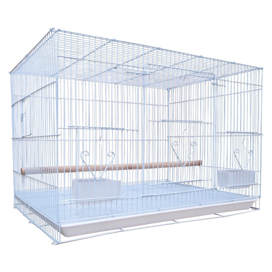 60x43x41cm Custom Big Wholesale Large Iron Wire Bird Breeding Pigeon Parrot Cage Large Metal Bird Parrots Canary Cage