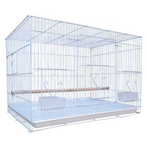 60x43x41cm Custom Big Wholesale Large Iron Wire Bird Breeding Pigeon Parrot Cage Large Metal Bird Parrots Canary Cage