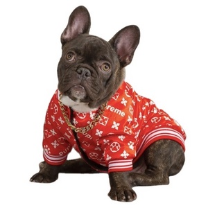 Manufacturer Wholesale Luxury Designer Dog Coat Pupreme Dog Jacket Winter French Bulldog Fashion Dog Clothes