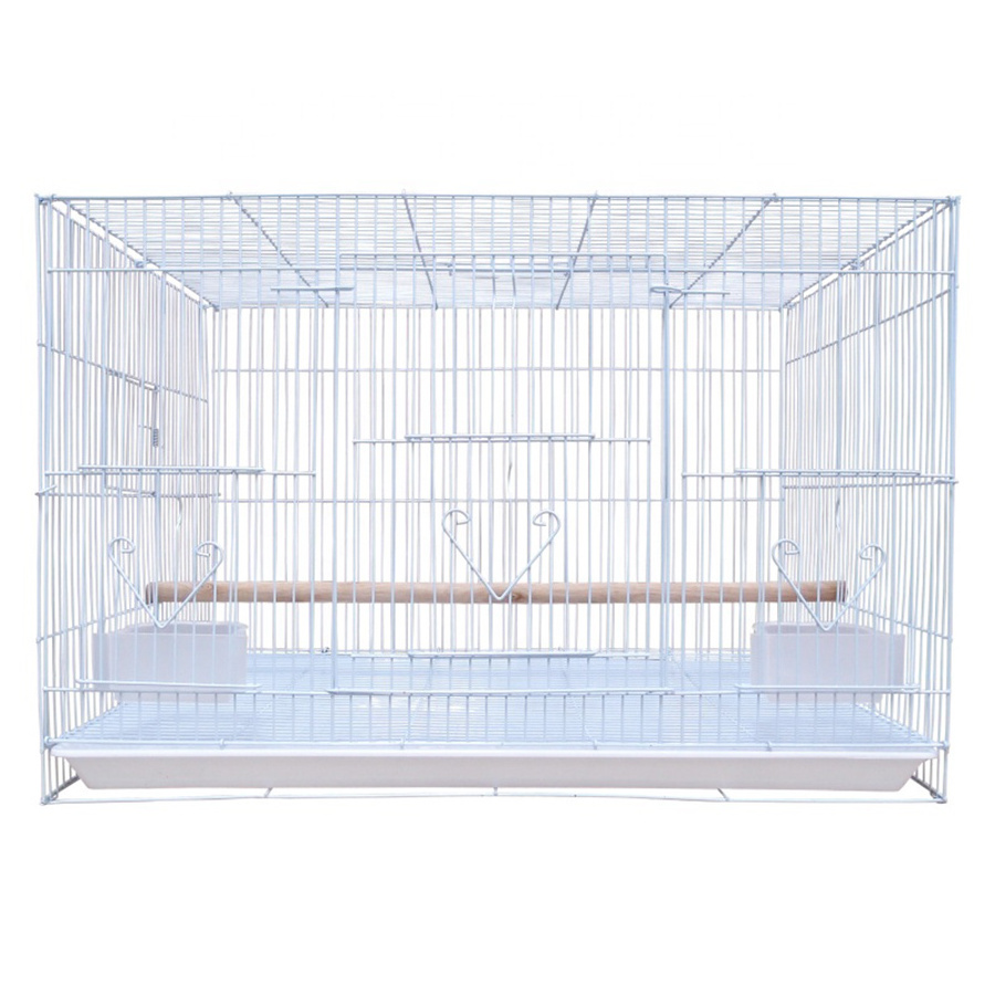 60x43x41cm Custom Big Wholesale Large Iron Wire Bird Breeding Pigeon Parrot Cage Large Metal Bird Parrots Canary Cage