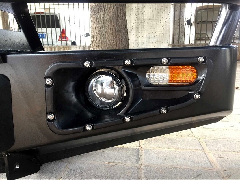 TOPLEADER AUTO PARTS Very Durable Bull Bar Front Bumper use for To-yota Land Cruiser Prado FJ80 Bumper