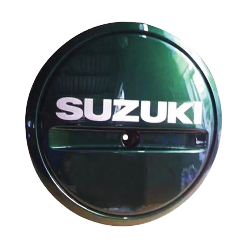 TOPLEADER AUTO PARTS Hot Selling Popular  Car Accessories Tire Cover Customized ABS Red Silver Blue Spare Tire Cover for S-uzuki