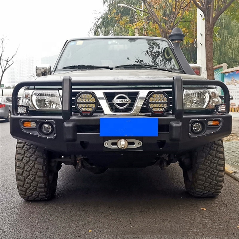 TOPLEADER AUTO PARTS Wholesale Top Quality Front Bumper 4x4 Offroad Bull Bar For N-issan Patrol Y61  Car Bumper