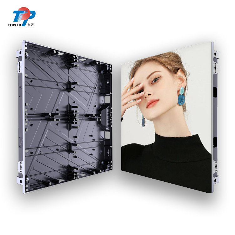 TOPLED p1.25 smd video wall panel stand 500*500 p3.91 indoor rgb big advertising billboard display led screen square meter price