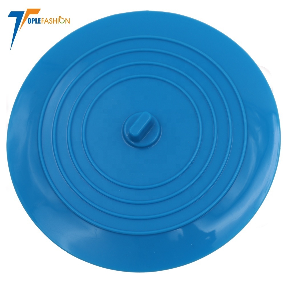 Recyclable universal stopper silicone drain plug flat suction cover for kitchens bathrooms and laundry