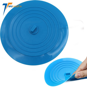 Recyclable universal stopper silicone drain plug flat suction cover for kitchens bathrooms and laundry