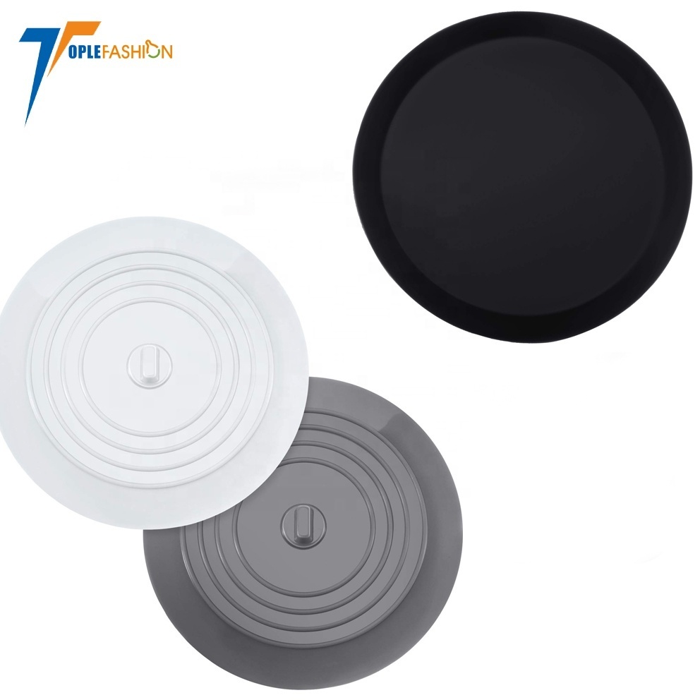 Recyclable universal stopper silicone drain plug flat suction cover for kitchens bathrooms and laundry