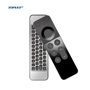 Topleo Air Mouse Remote Control with Voice for Android TV Box Gyro Sensor mini wireless Keyboard control remoto air mouse