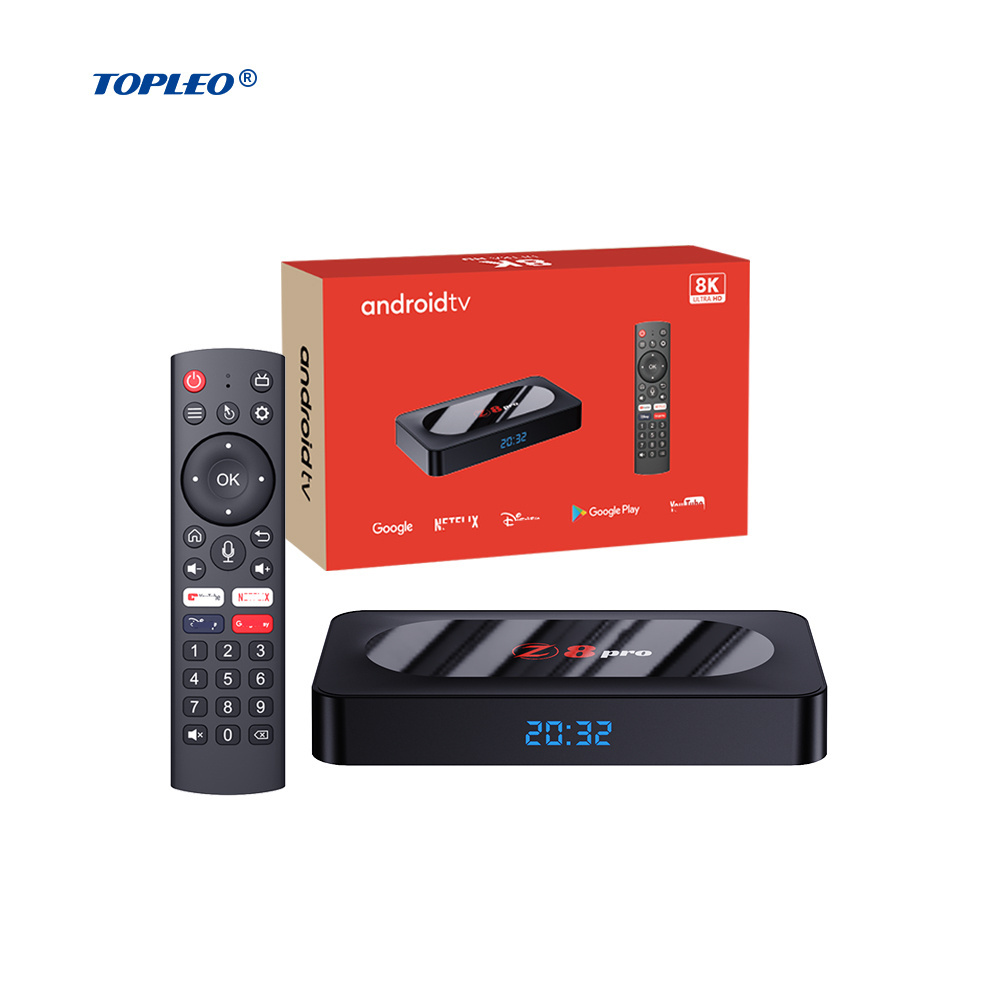 Topleo Factory Smart TV Box RK3528 cheapest price Dual Wifi ATV stb 4k certificado smart android tv box android 13