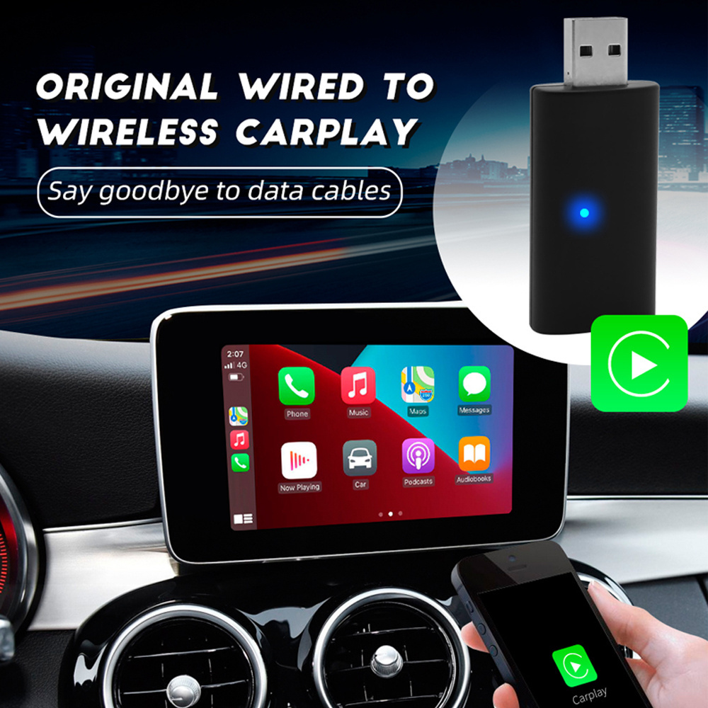 Topleo carplay ai box android 10 screen wireless adapter plug and play Dual WIFI smart tv stick carplay ai box