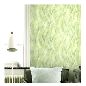 TOPLI 1.06m Deep Embossed  Nordic Style Modern Leaves Tropical Wallcovering Textured wallpaper for Home Decoration