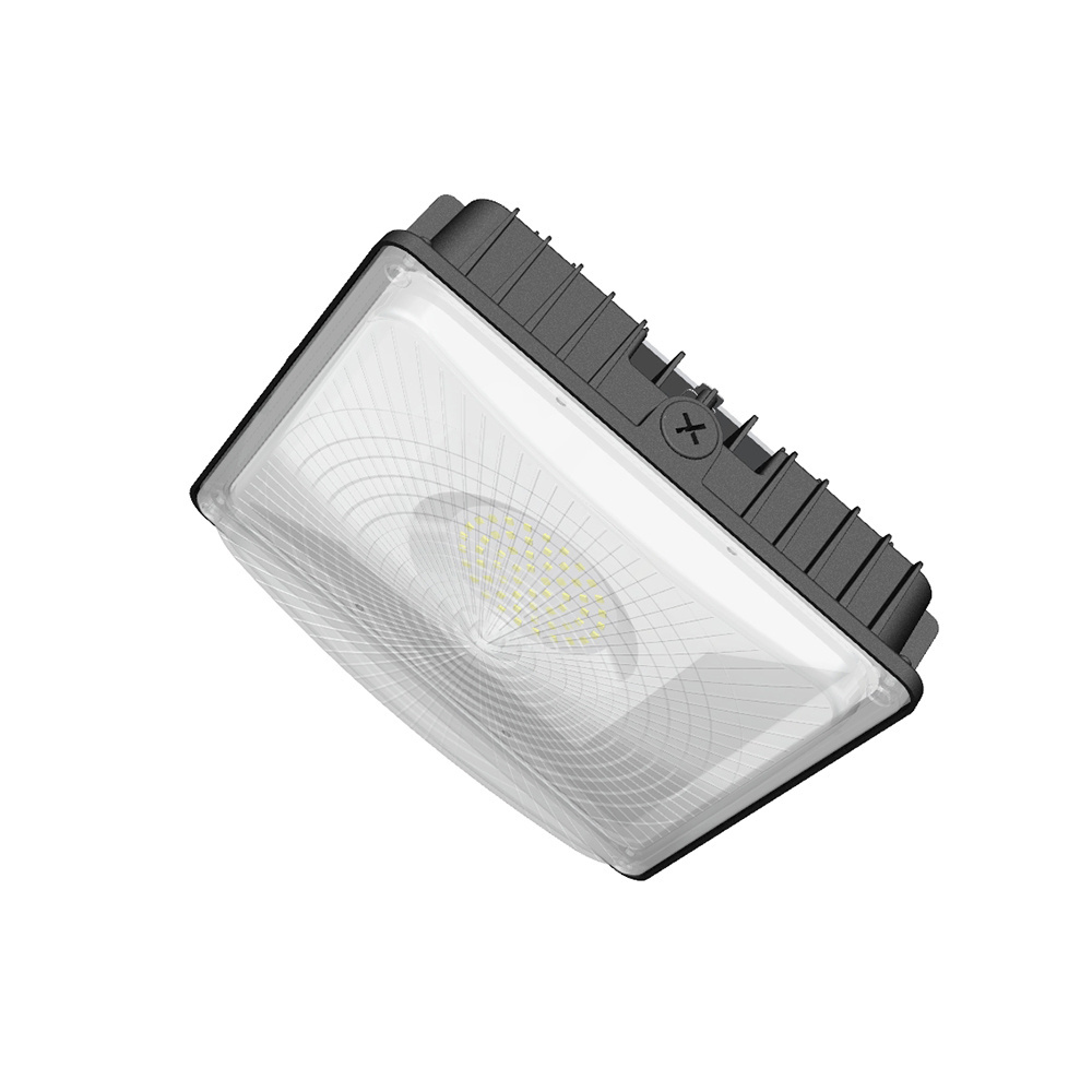 IP65 Rating 90-277V LED Canopy Light for Gas Station 19500LM 5700K Daylight Recessed Surface Mount 150W Carport Ceiling Light