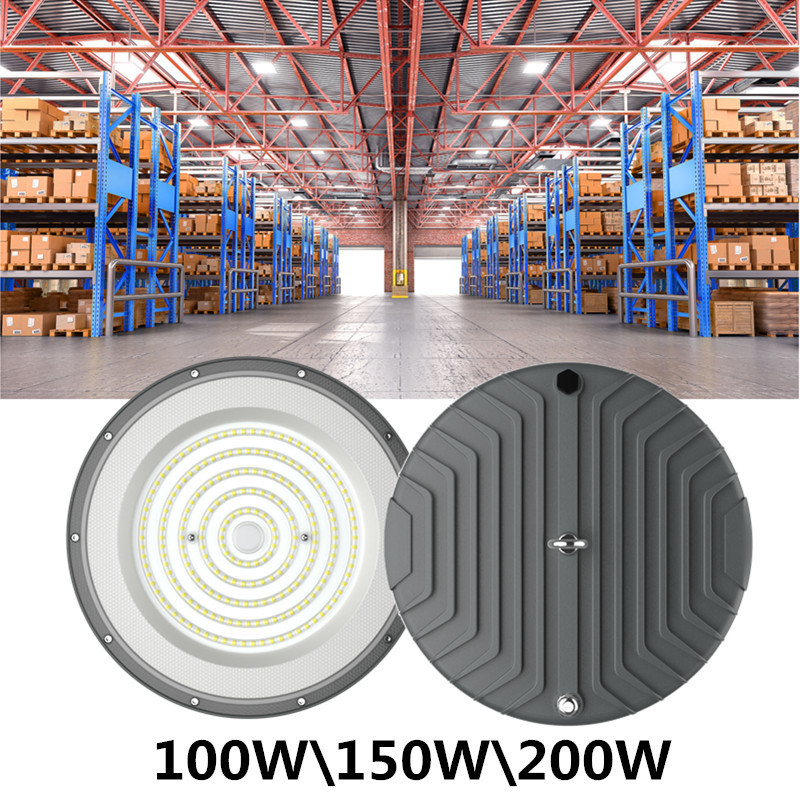 hot sale 100w 150w 200w led linear light commercial lighting DOB ufo led high bay light for ceiling shop corridor office