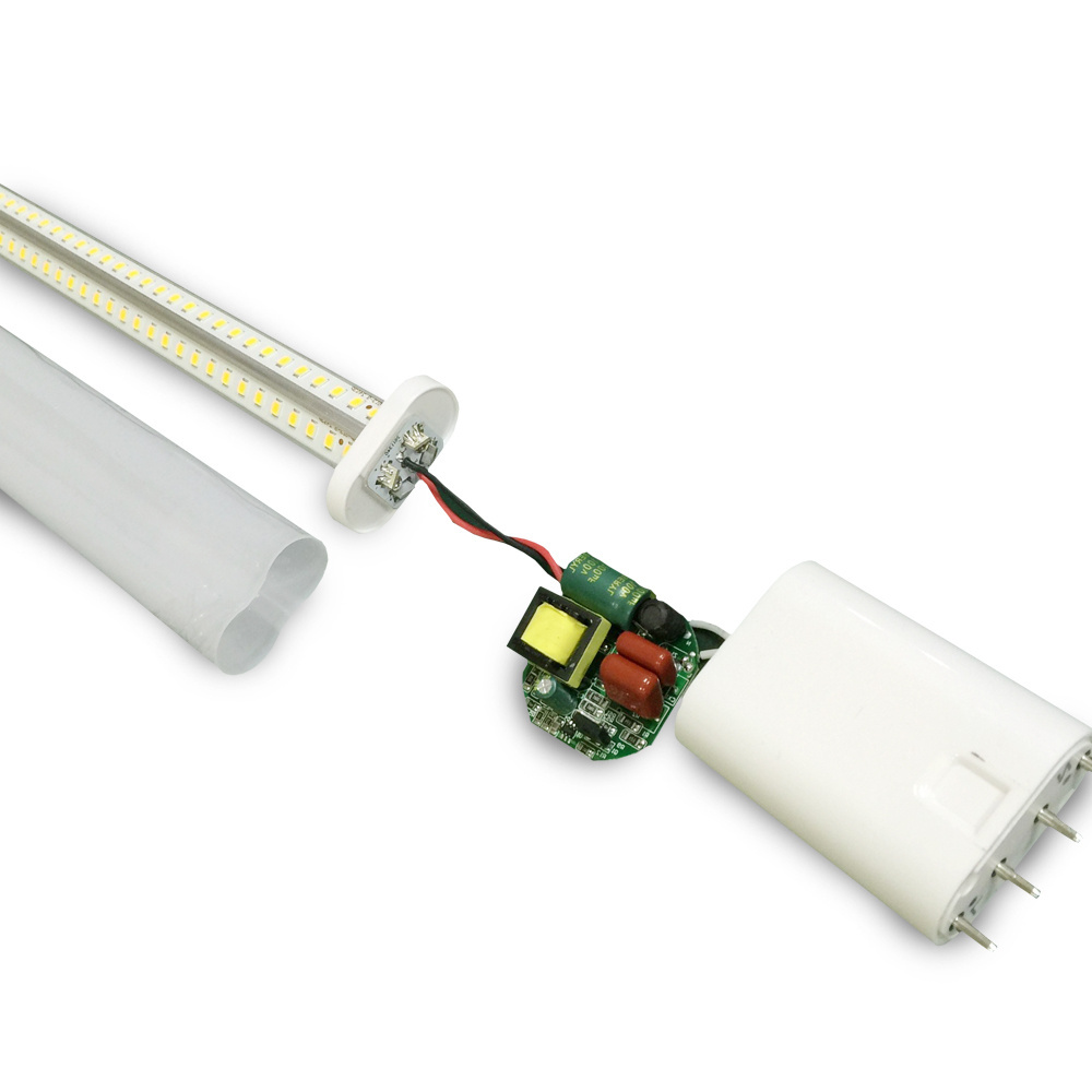 6w 18w 20w energy saving equipment 2g11 led tube 360 degree brightness 4pin plug PL lamp replace 24W 36w 60w CFL lamp