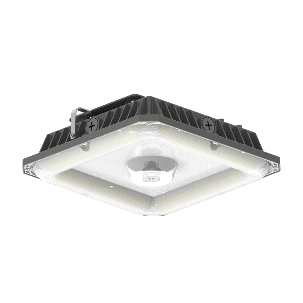 50w 80w CE RoHS Listed Led Garage Lights Led Canopy Lamps IP65 Optional Led Car Parking Light Ceiling Light