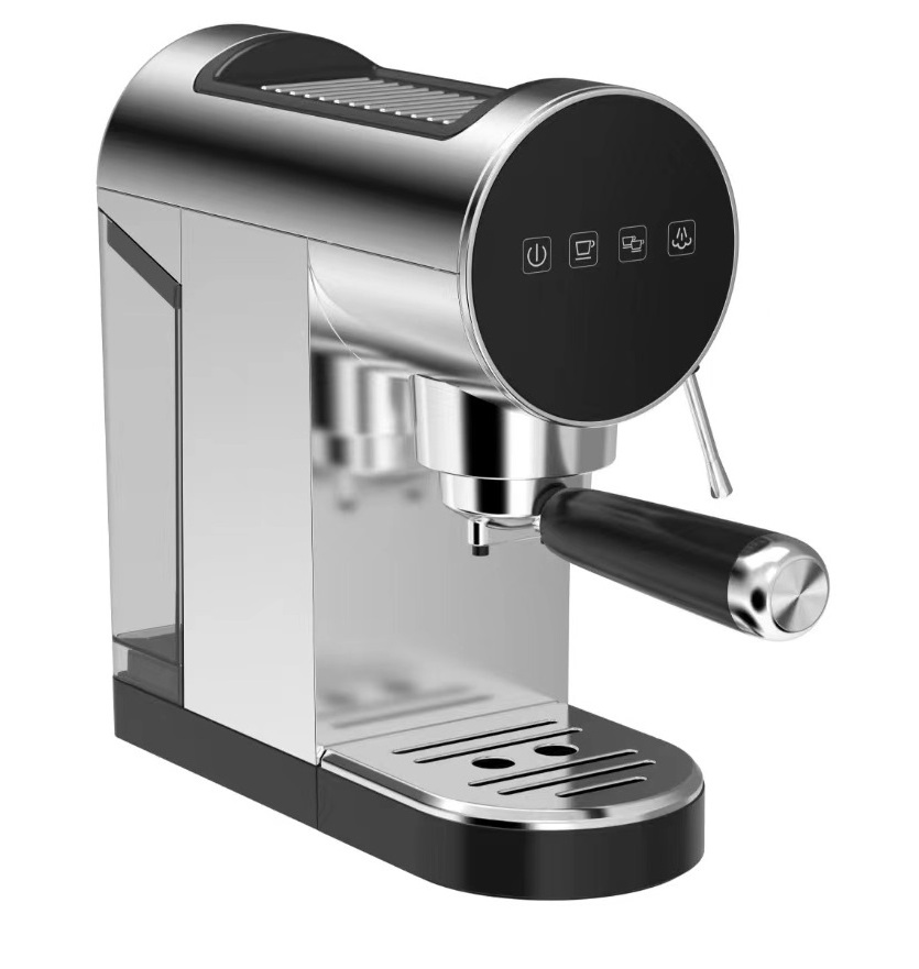 Espresso coffee maker machine stainless steel 19 Bar One Touch Screen with Milk frother steam wand home kitchen appliance