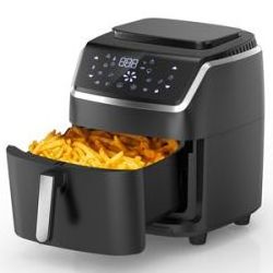 1700W 7L Electric Digital Control Nonstick Basket With Steam Function Air Fryer with steamer